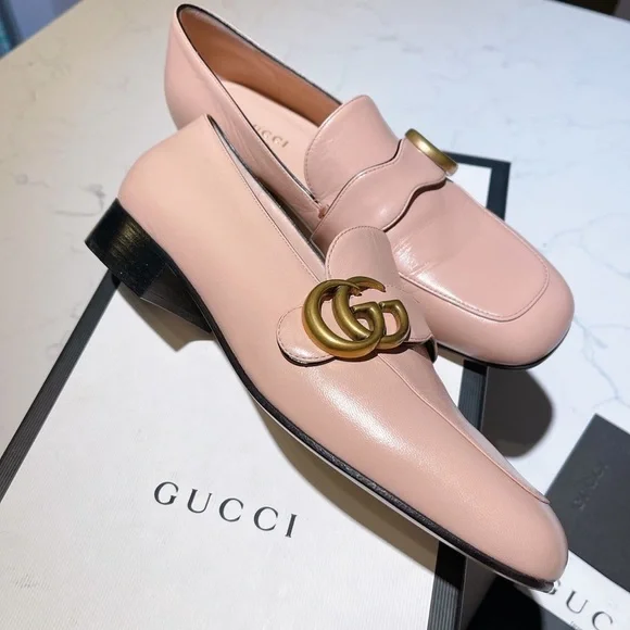 Authentic Gucci loafer pink size 36.5 - Picture 1 of 6